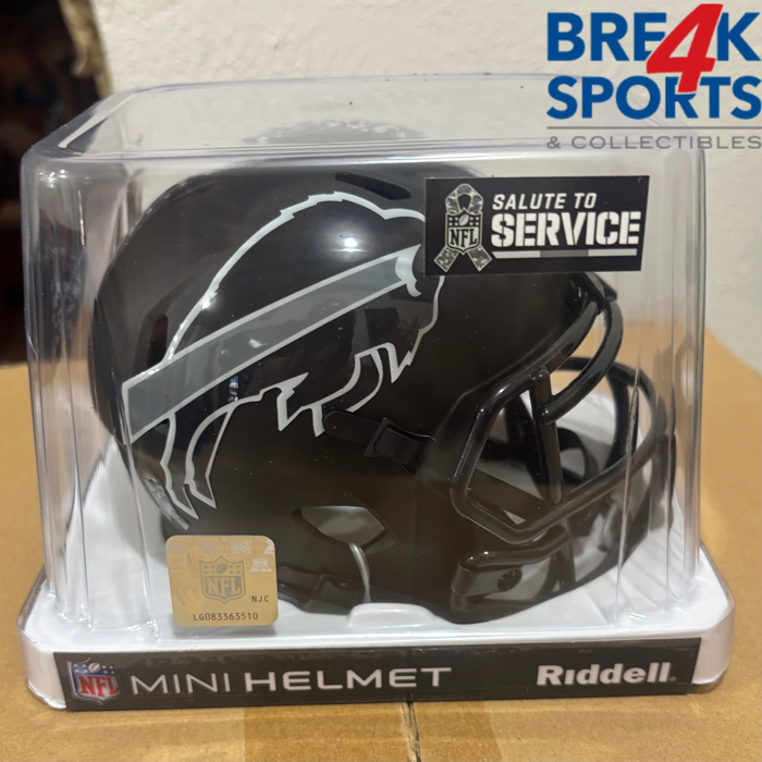 Buffalo Bills NFL Mini Speed Football Helmet SALUTE TO SERVICE 5