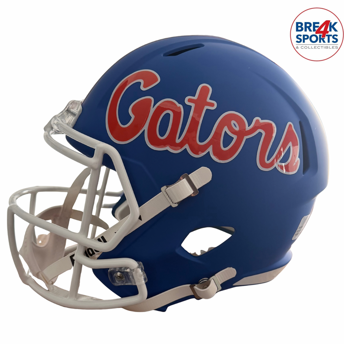Florida Gators Full Size Speed Replica Football Helmet Matte Blue - NCAA