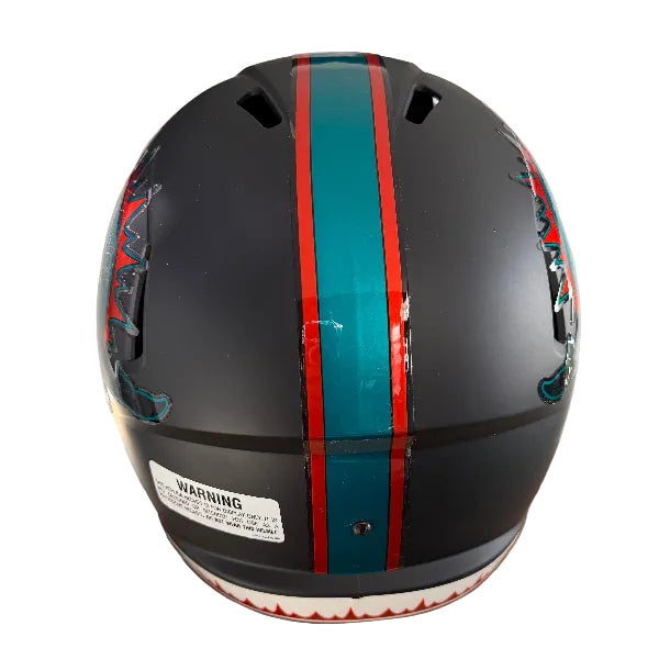 Miami Dolphins Full Size Speed Replica Football Helmet 2025 Rivalries - NFL