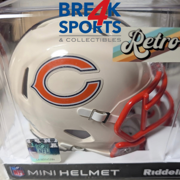 Chicago Bears Riddell Speed Mini Football Helmet RETRO - NFL