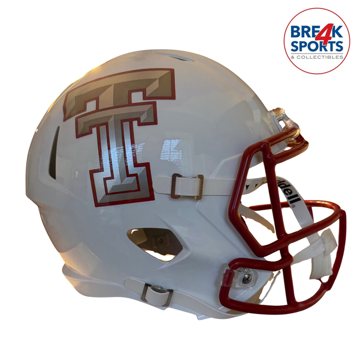 Texas Tech Red Raiders Full Size Speed Replica Football Helmet GalvanICED - NCAA