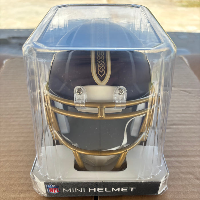Minnesota Vikings NFL Mini Speed Football Helmet 2026 Rivalries
