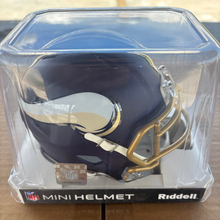 Minnesota Vikings NFL Mini Speed Football Helmet 2026 Rivalries