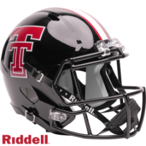 Texas Tech Red Raiders Full Size Speed Replica Football Helmet 2026 Black- NCAA