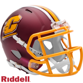 Central Michigan Chippewas Riddell Full Size Replica Speed Football Helmet NCAA