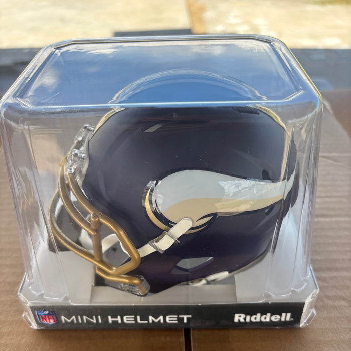 Minnesota Vikings NFL Mini Speed Football Helmet 2026 Rivalries