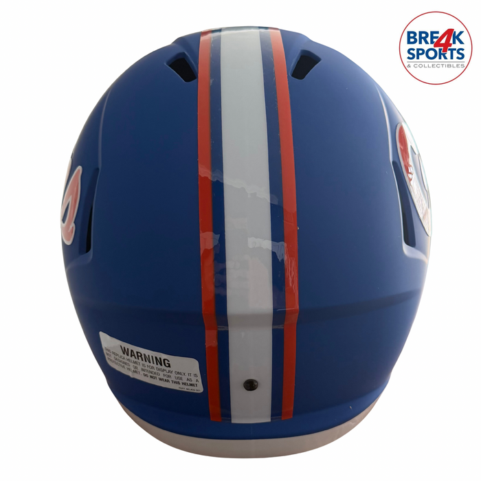 Florida Gators Full Size Speed Replica Football Helmet Matte Blue - NCAA
