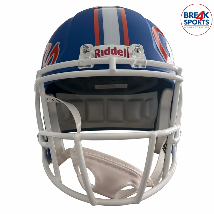 Florida Gators Full Size Speed Replica Football Helmet Matte Blue - NCAA