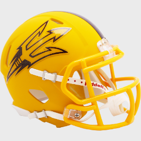 Arizona State Sun Devils NCAA Mini Speed Football Helmet Gold- NCAA