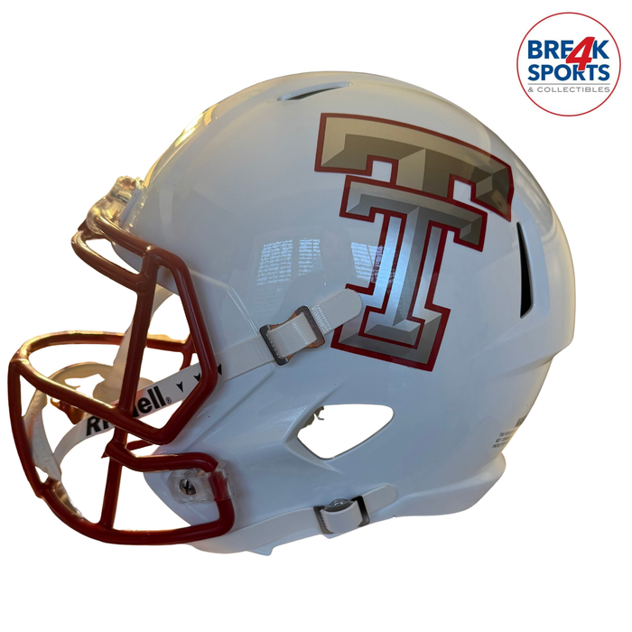 Texas Tech Red Raiders Full Size Speed Replica Football Helmet GalvanICED - NCAA