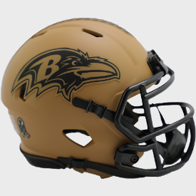 Baltimore Ravens NFL Mini Speed Football Helmet SALUTE TO SERVICE 2 NFL
