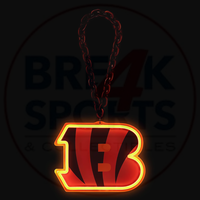 Cincinnati Bengals 10" Neon Light Up Big Logo Fan Chain