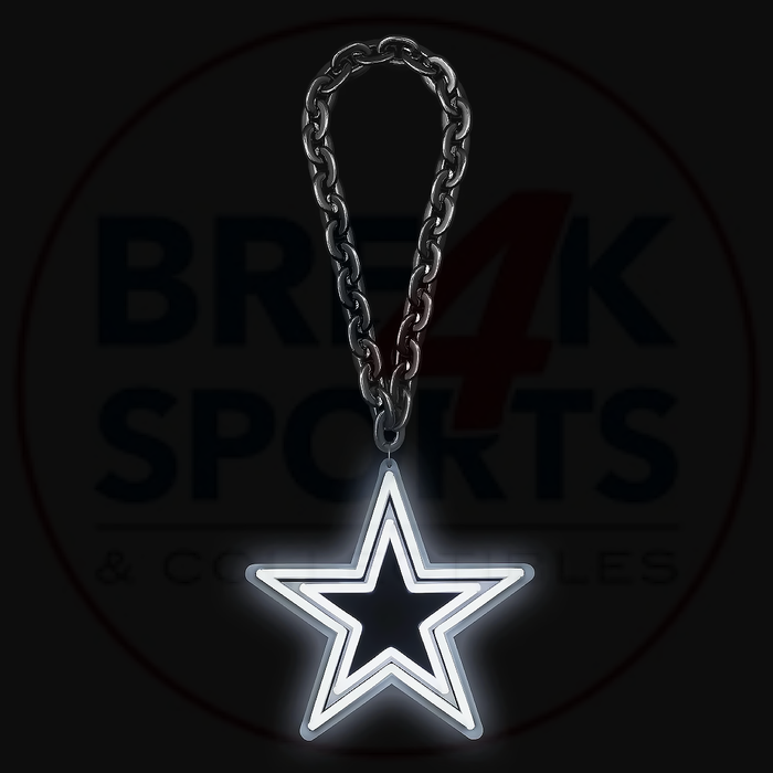 Dallas Cowboys 10" Neon Light Up Big Logo Fan Chain