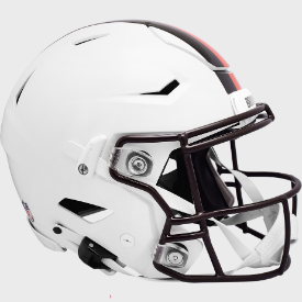 Cleveland Browns Full Size Authentic SpeedFlex Football Helmet 2023 White Out - NFL