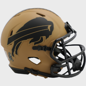 Buffalo Bills NFL Mini Speed Football Helmet SALUTE TO SERVICE 2 NFL