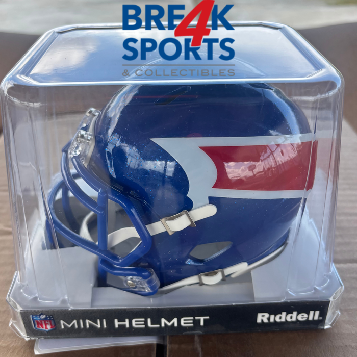 Buffalo Bills NFL Mini Speed Football Helmet 2026 Alternate On-Field NFL