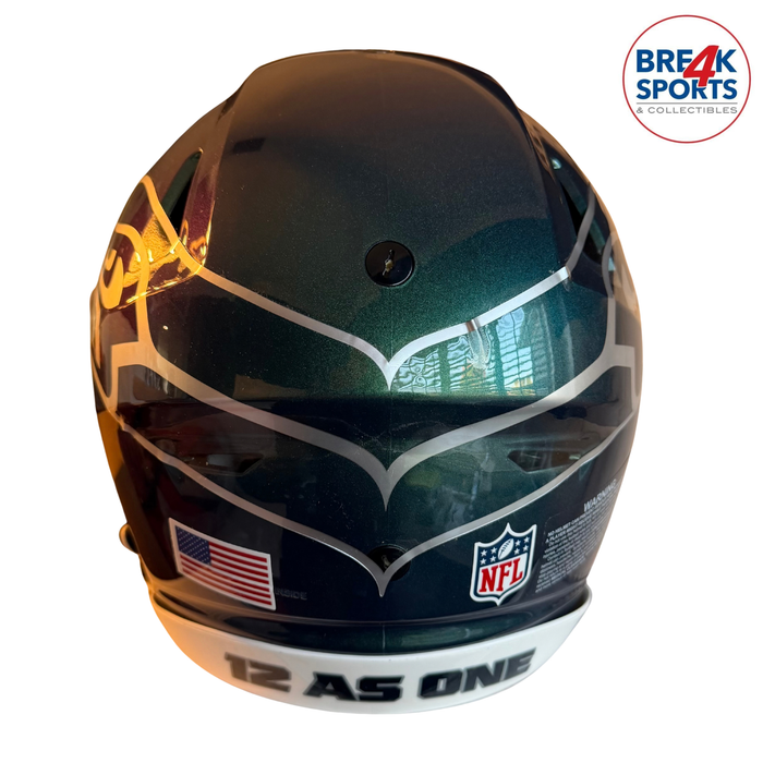 Seattle Seahawks Full Size Authentic SpeedFlex Football Helmet 2025 Rivalries - NFL