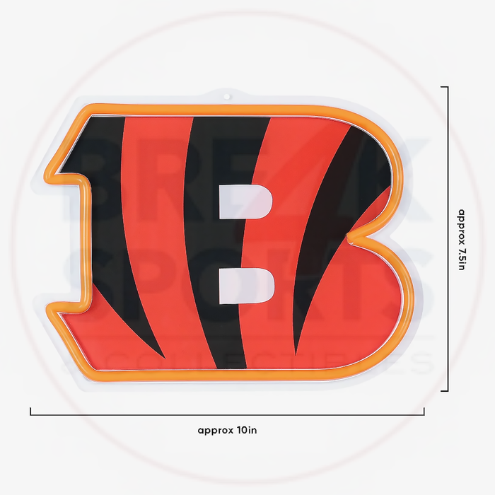 Cincinnati Bengals 10" Neon Light Up Big Logo Fan Chain