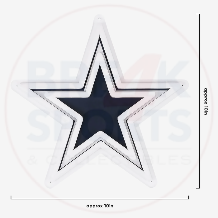 Dallas Cowboys 10" Neon Light Up Big Logo Fan Chain