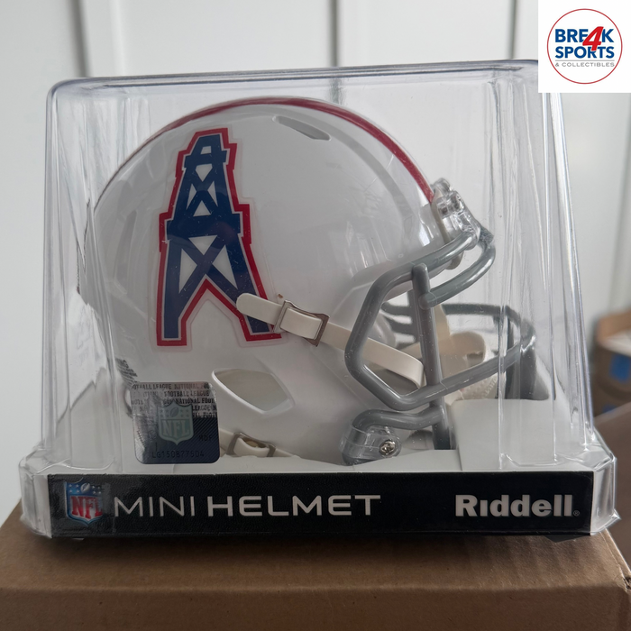 Houston Oilers 1975 to 1980 Riddell Mini Speed Throwback Helmet - NFL