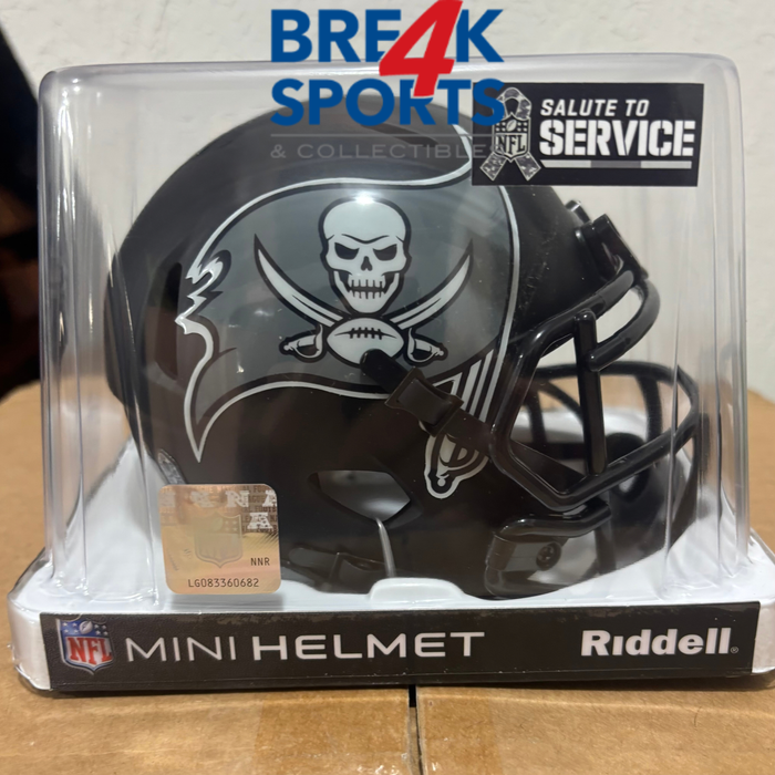 Tampa Bay Buccaneers NFL Mini Speed Football Helmet SALUTE TO SERVICE 5
