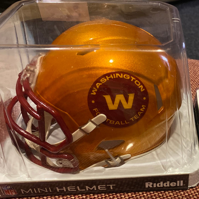Washington Football Team NFL Mini Speed Football Helmet FLASH