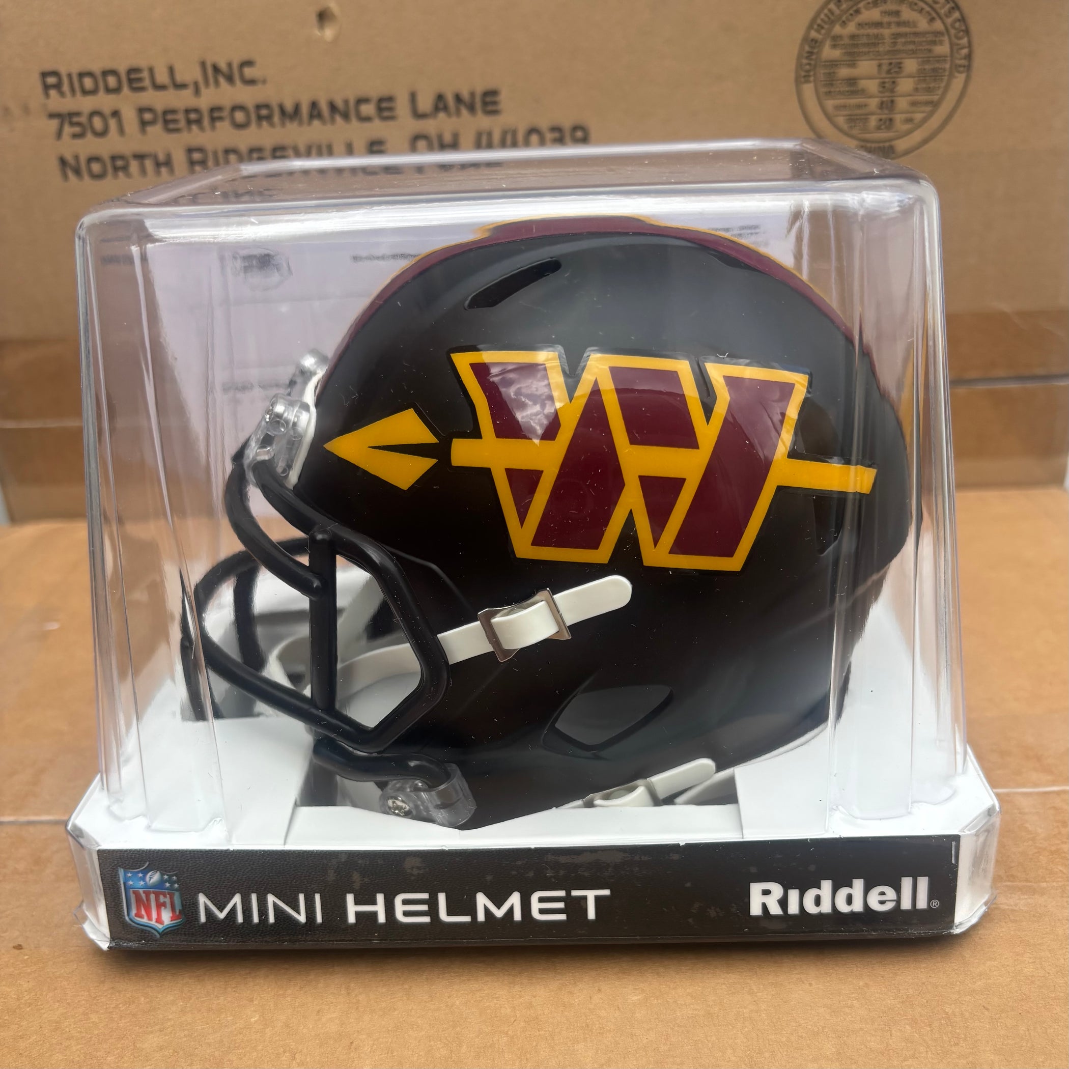 Washington Commanders Riddell Mini Helmet NEW 2026 Hail Raiser - NFL ...
