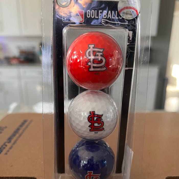 St. Louis Cardinals 3 Pack of Golf Balls