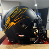 Arizona State Sun Devils Full Size Speed Replica Football Helmet Satin Black - NCAA