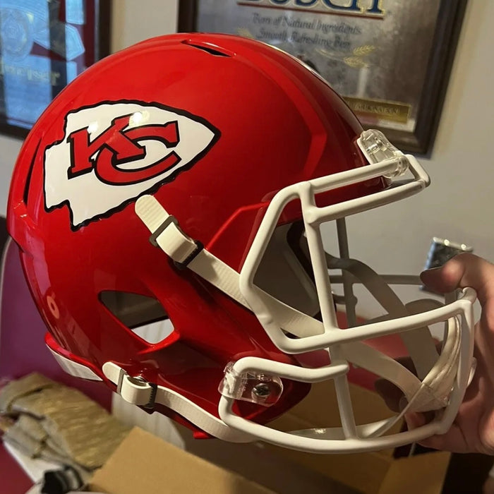 Kansas City Chiefs Full Size Speed Replica Football Helmet - NFL