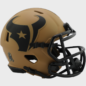 Houston Texans NFL Mini Speed Football Helmet 2023 SALUTE TO SERVICE 2