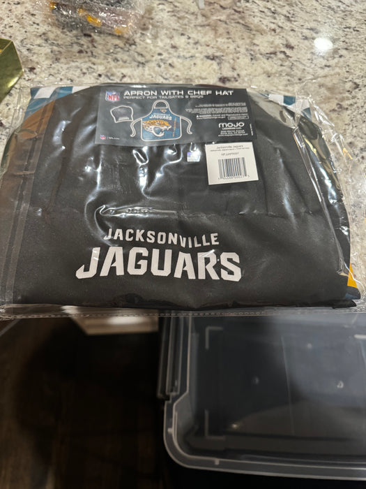 Jacksonville Jaguars Chef Hat and Apron Set