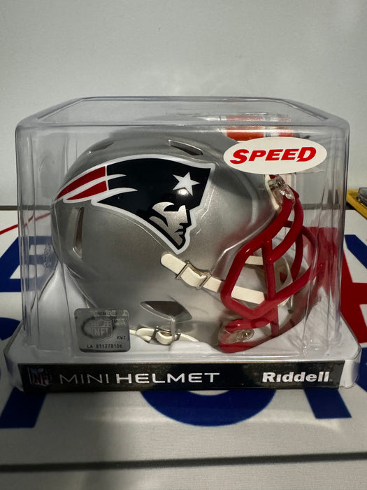 New England Patriots NFL Mini Speed Football Helmet