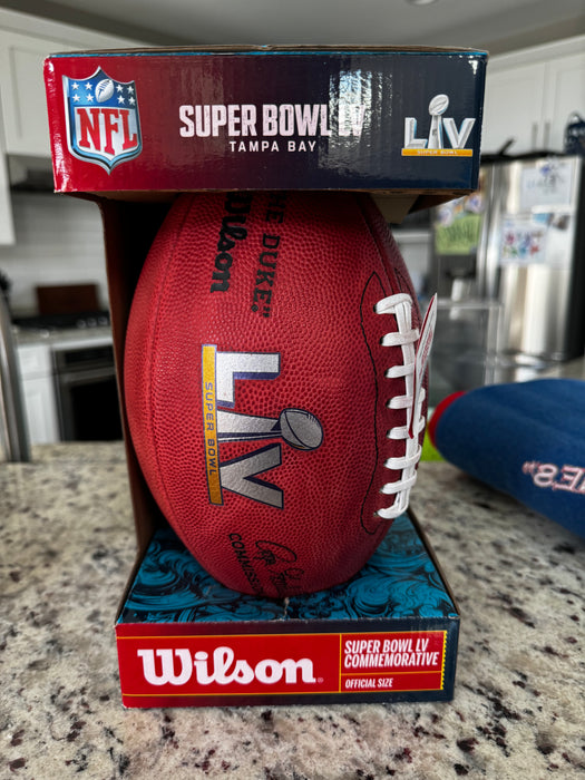 Super Bowl LV Game Football Chiefs vs Buccaneers