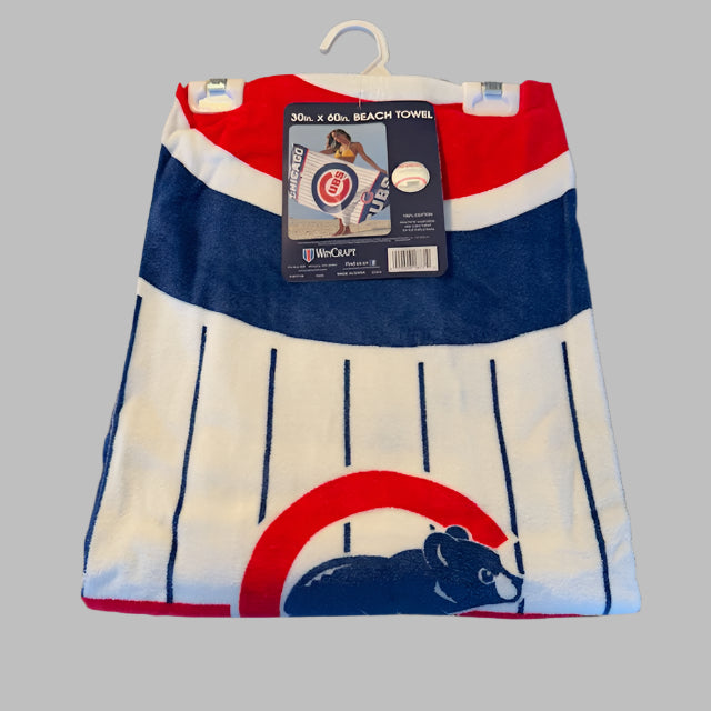 Chicago Cubs Towel 30x60 Beach Style