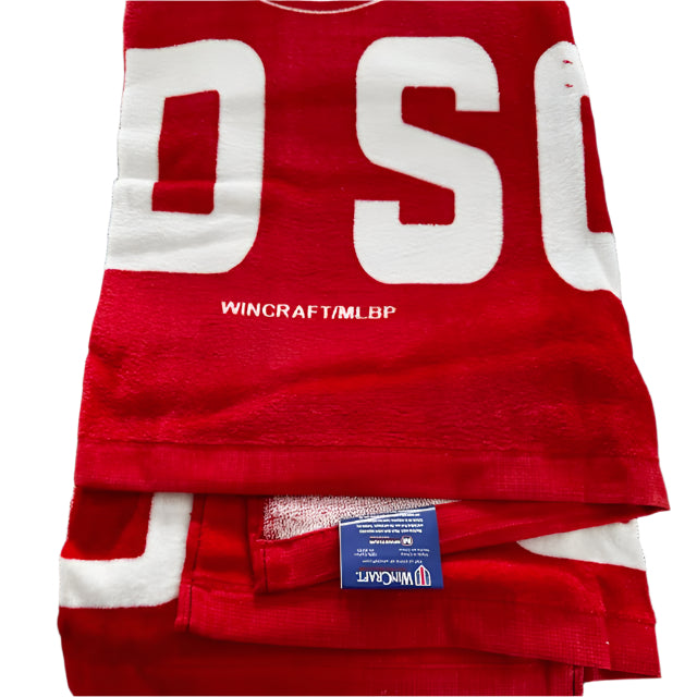 Boston Red Sox Towel 30x60 Beach Style