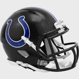 Indianapolis Colts NFL Mini Speed Football Helmet 2023 Indiana Nights