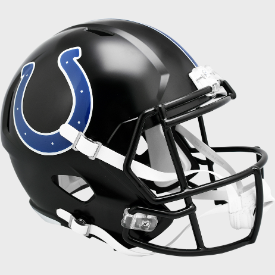 Indianapolis Colts Full Size Speed Replica Football Helmet 2023 Indiana Nights - NFL