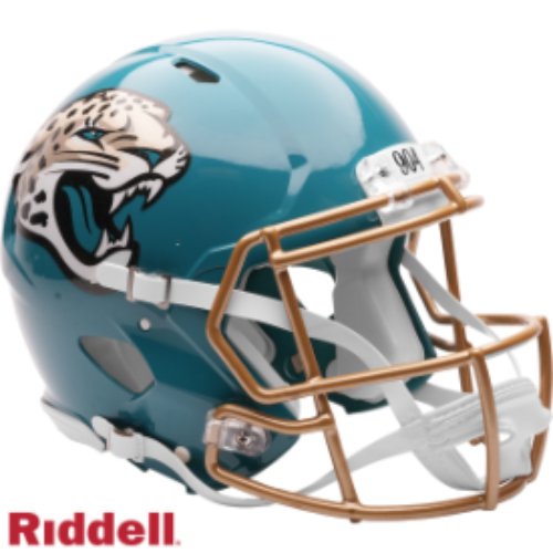 Jacksonville Jaguars Full Size Authentic Speed Football Helmet 2026 Rivalries - NFL