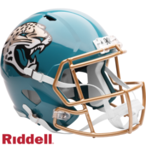Jacksonville Jaguars Full Size Speed Replica Football Helmet 2026 Rivalries - NFL