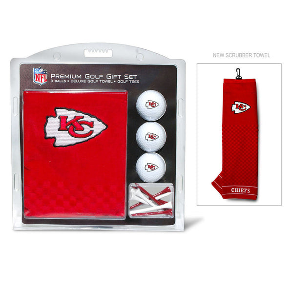 Kansas City Chiefs Golf Gift Set with Embroidered Towel