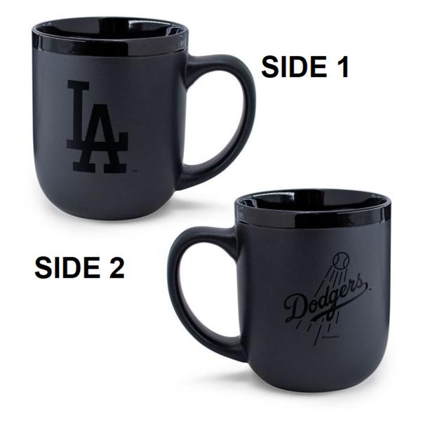 Los Angeles Dodgers Coffee Mug 17oz Matte Black