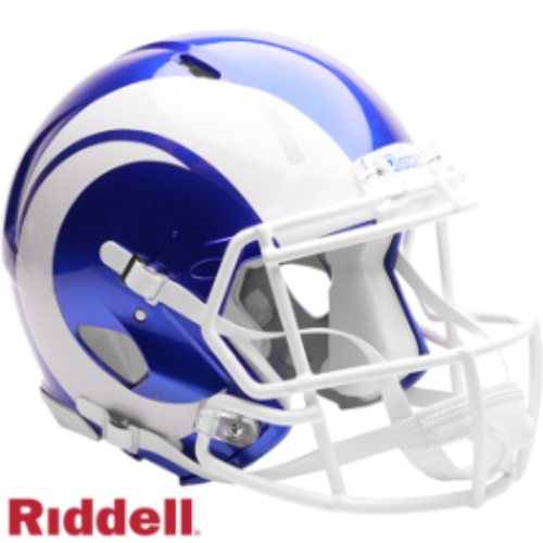Los Angeles Rams Full Size Authentic Speed Football Helmet 2026 Alternate On-Field - NFL