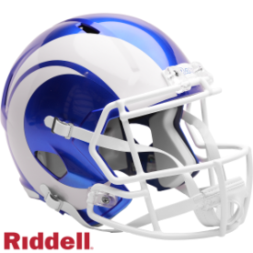 Los Angeles Rams Full Size Speed Replica Football Helmet 2026 Alternate On-Field - NFL