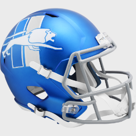 Detroit Lions Full Size Speed Replica Football Helmet 2023 Alternate On-Field - NFL