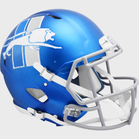 Detroit Lions Full Size Authentic Speed Football Helmet 2023 Alternate On-Field - NFL