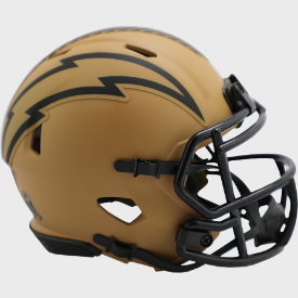 Los Angeles Chargers NFL Mini Speed Football Helmet 2023 SALUTE TO SERVICE 2