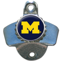 Michigan Wolverines Wall Mounted Bottle Opener