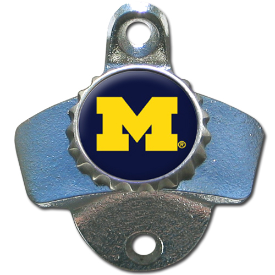 Michigan Wolverines Wall Mounted Bottle Opener