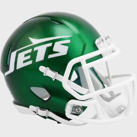 New York Jets NFL Mini Speed Football Helmet Tribute